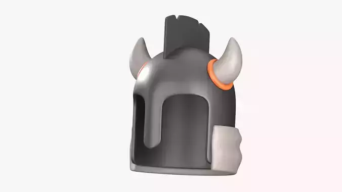 Ancient Helmet 3D Illustration