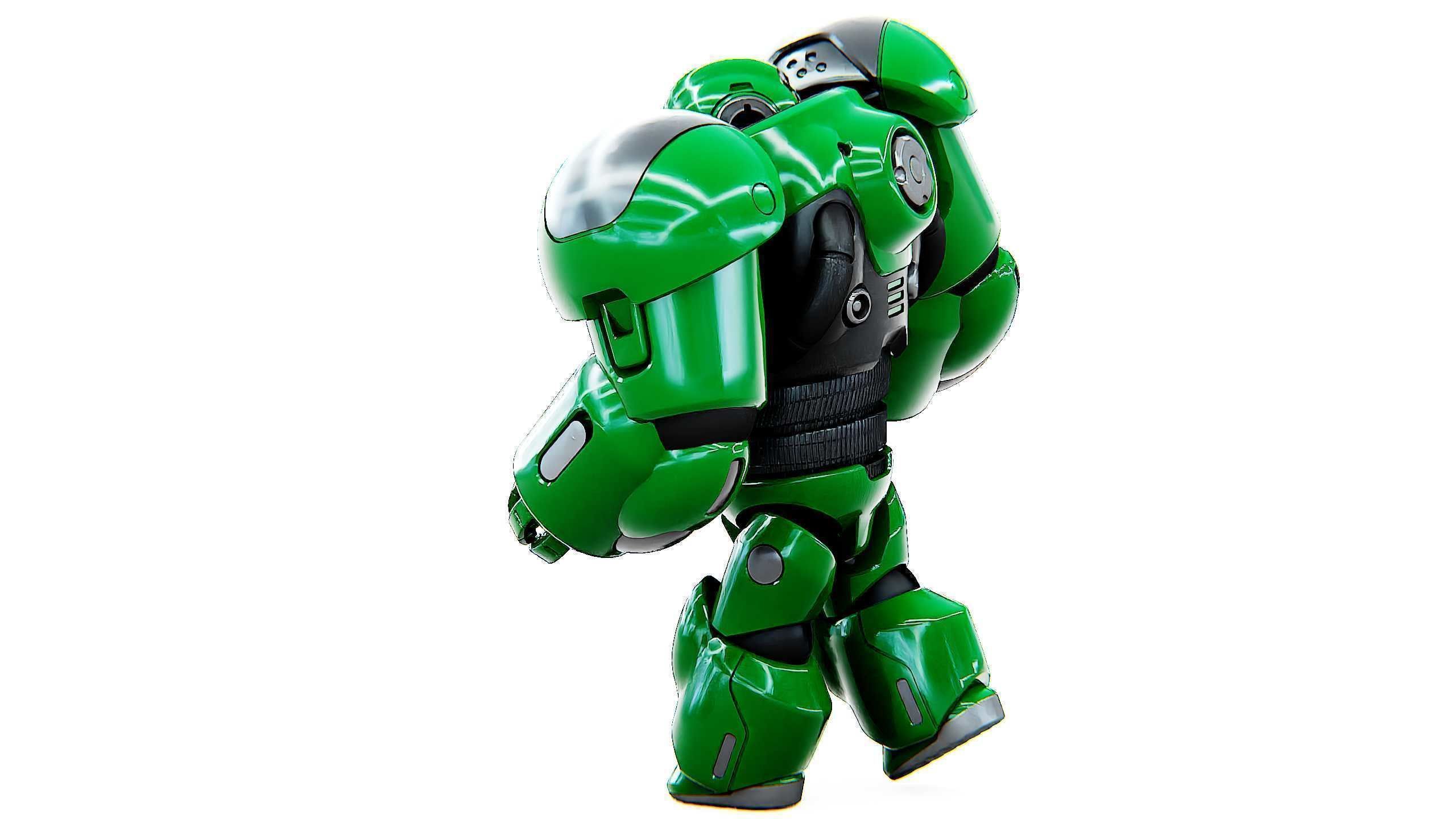  DROID GOLIATH V2 Rigged for Unreal Engine - Unity - MIXAMO 3D model_17