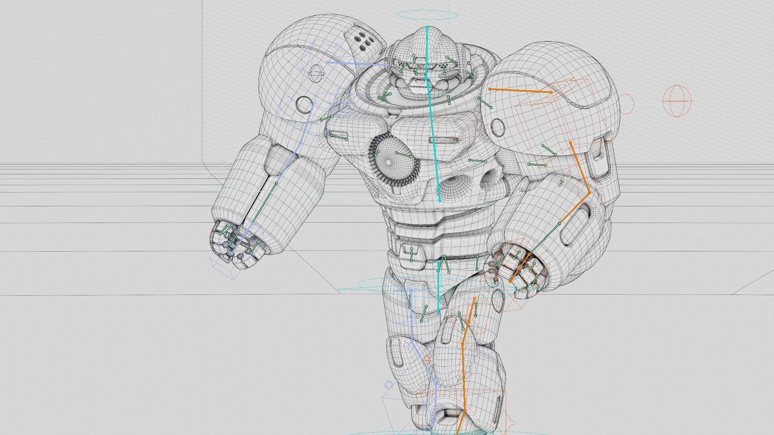  DROID GOLIATH V2 Rigged for Unreal Engine - Unity - MIXAMO 3D model_40