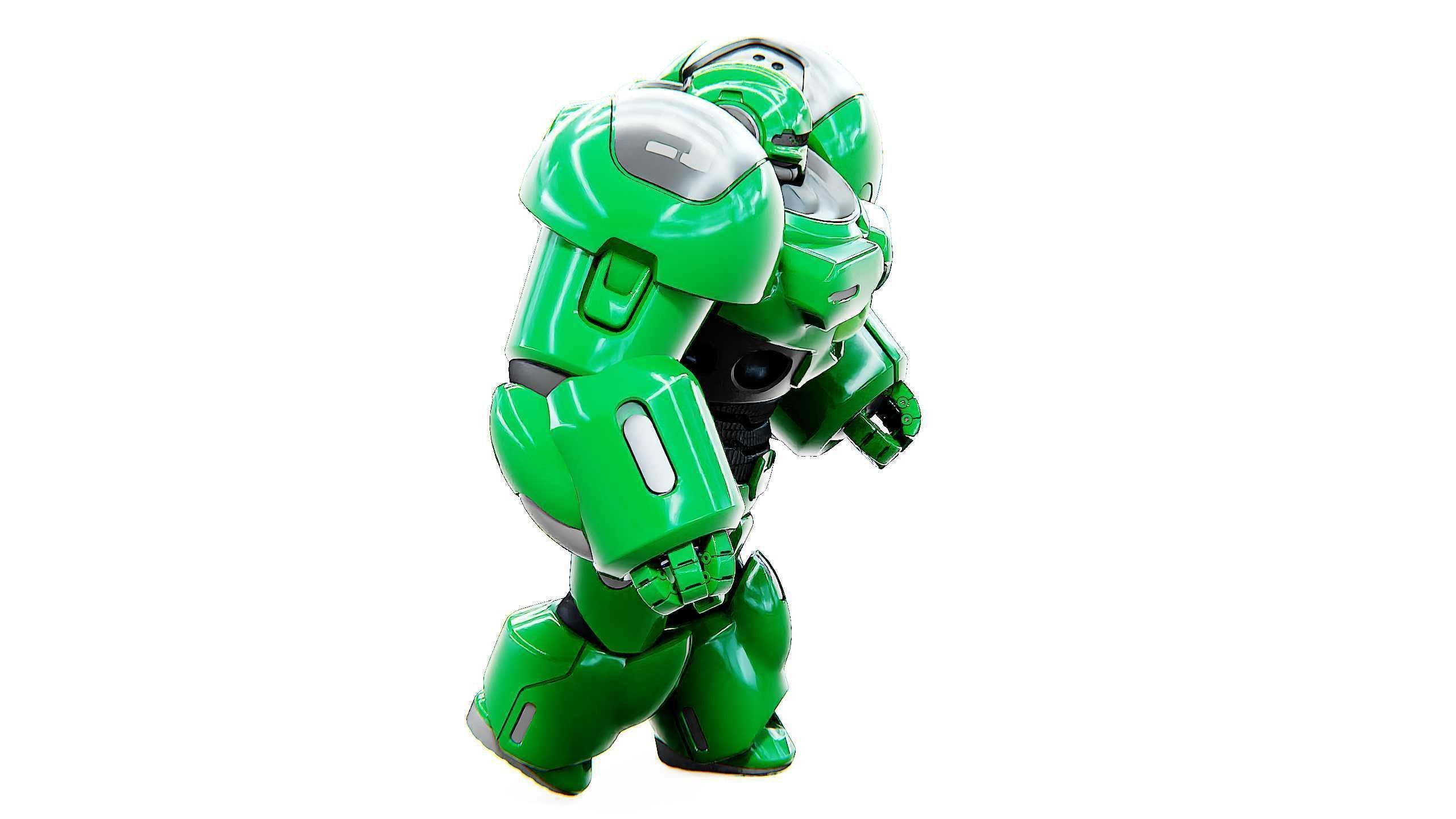  DROID GOLIATH V2 Rigged for Unreal Engine - Unity - MIXAMO 3D model_5