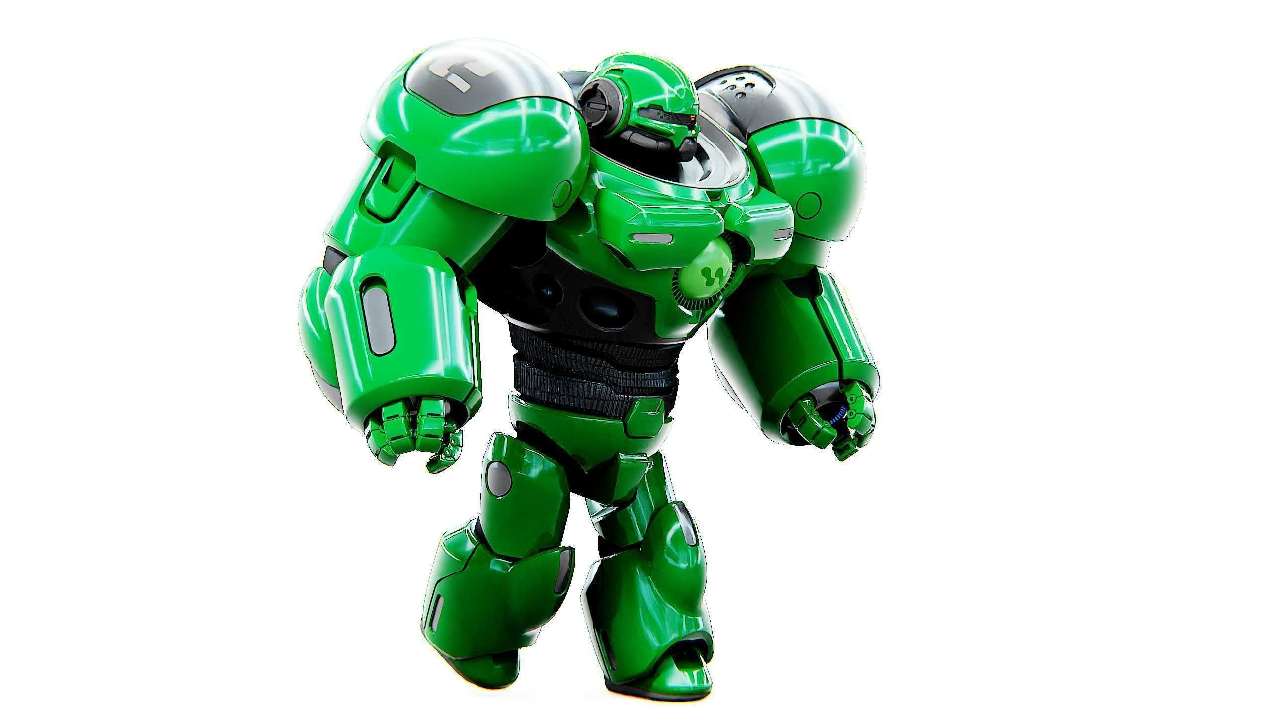  DROID GOLIATH V2 Rigged for Unreal Engine - Unity - MIXAMO 3D model_3