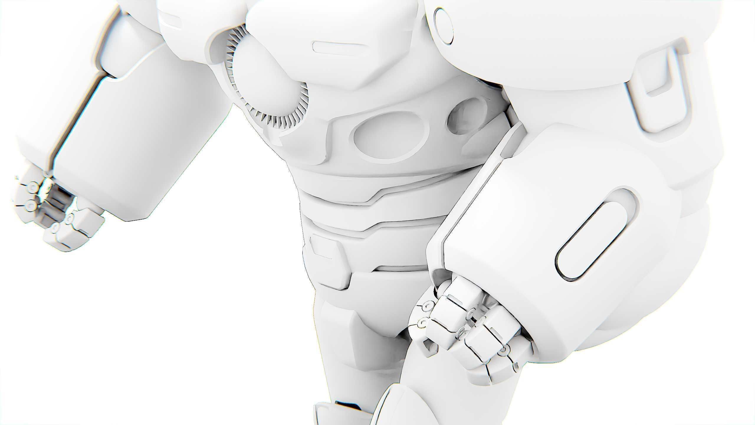  DROID GOLIATH V2 Rigged for Unreal Engine - Unity - MIXAMO 3D model_35