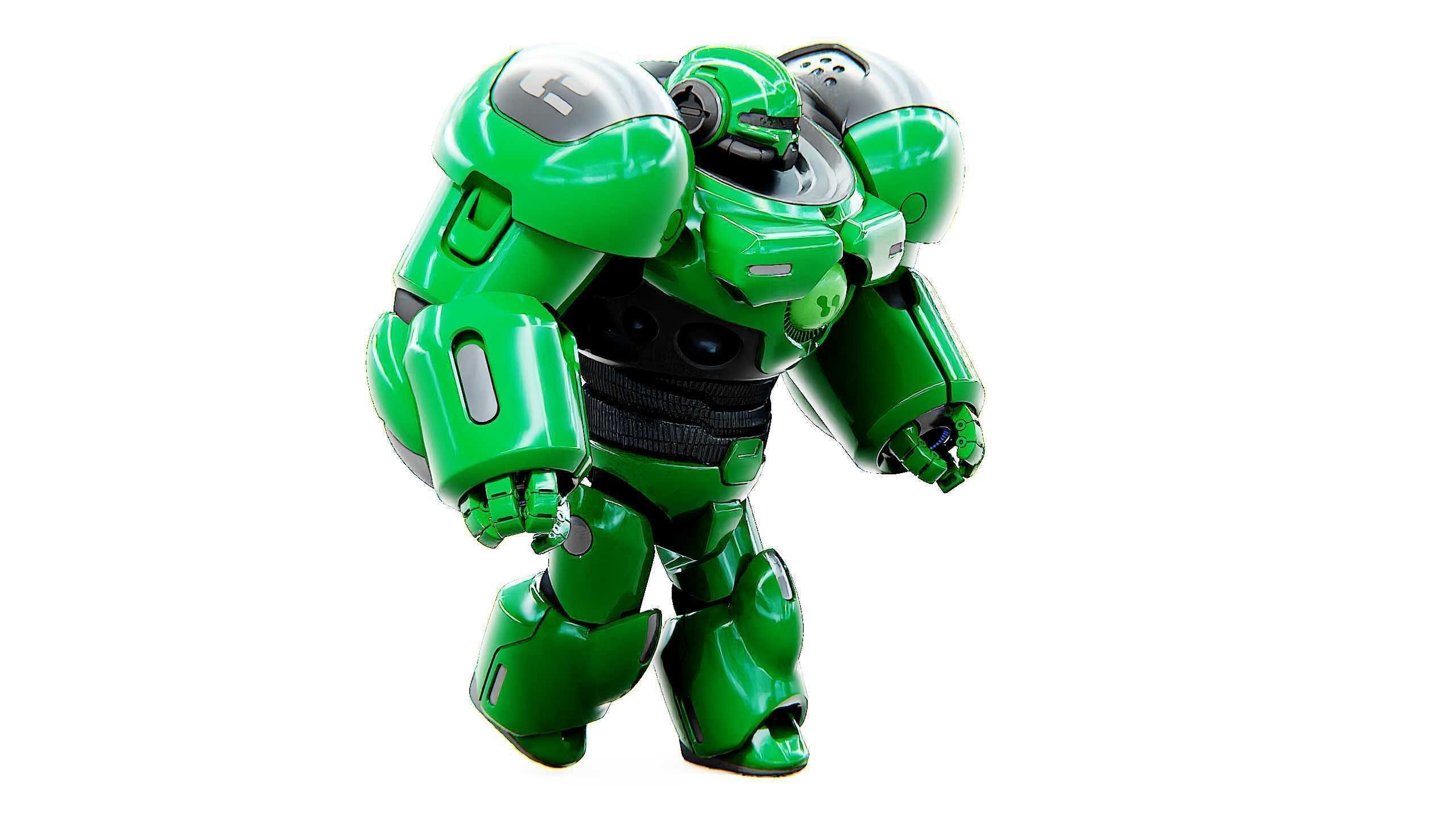  DROID GOLIATH V2 Rigged for Unreal Engine - Unity - MIXAMO 3D model_4