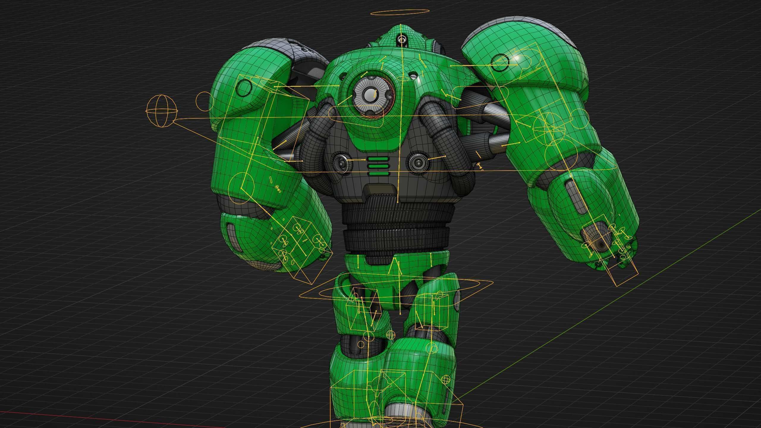  DROID GOLIATH V2 Rigged for Unreal Engine - Unity - MIXAMO 3D model_39