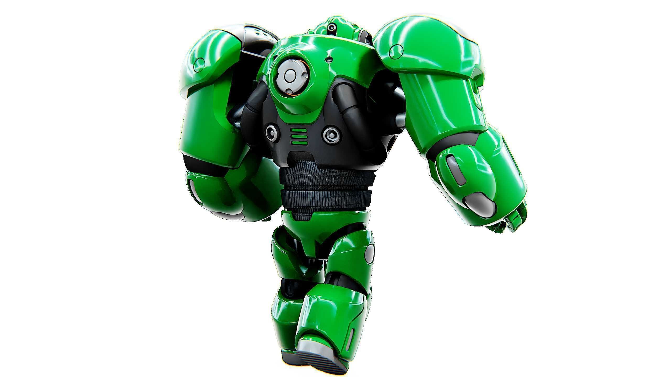  DROID GOLIATH V2 Rigged for Unreal Engine - Unity - MIXAMO 3D model_11