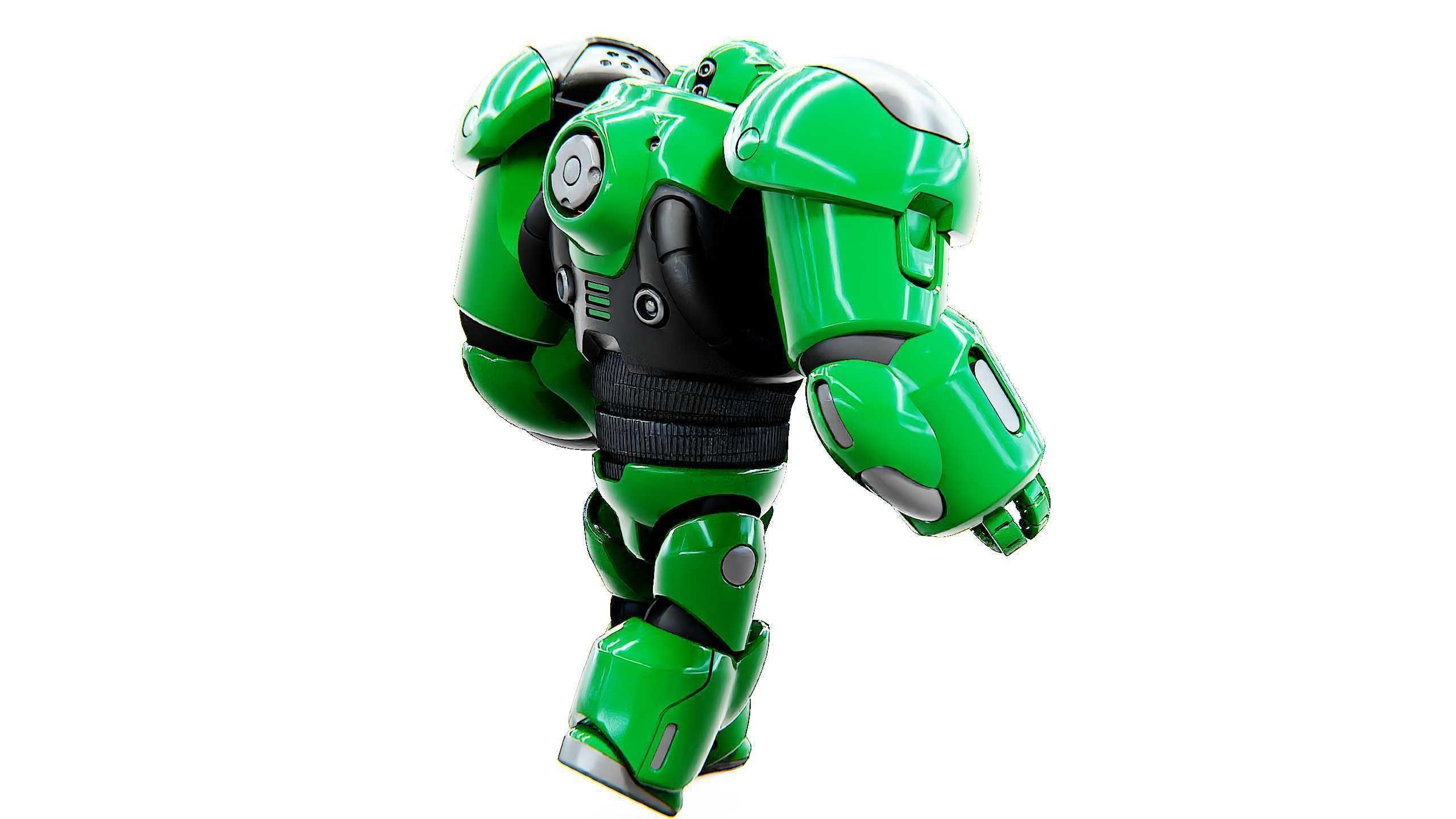  DROID GOLIATH V2 Rigged for Unreal Engine - Unity - MIXAMO 3D model_9