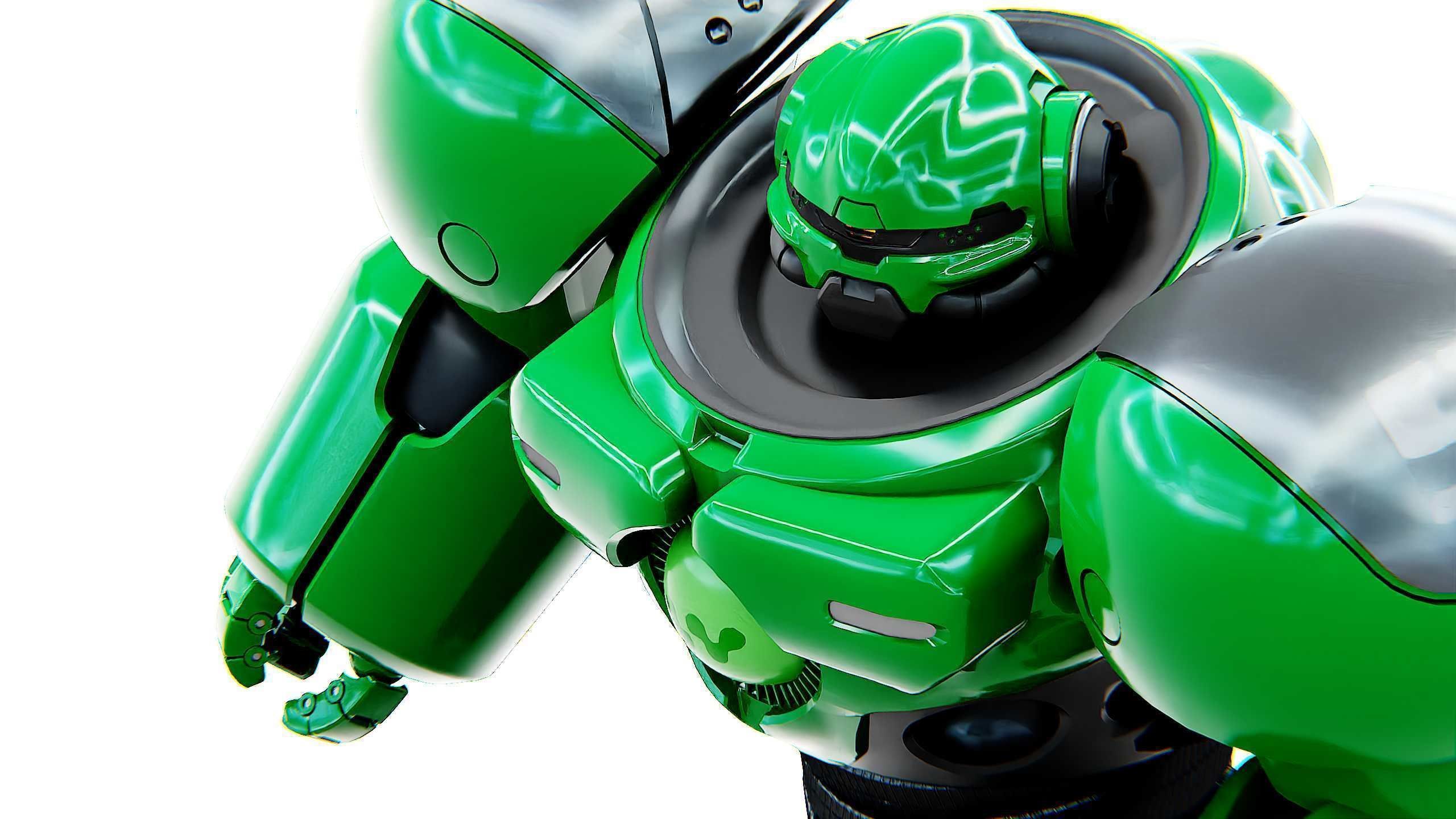  DROID GOLIATH V2 Rigged for Unreal Engine - Unity - MIXAMO 3D model_29