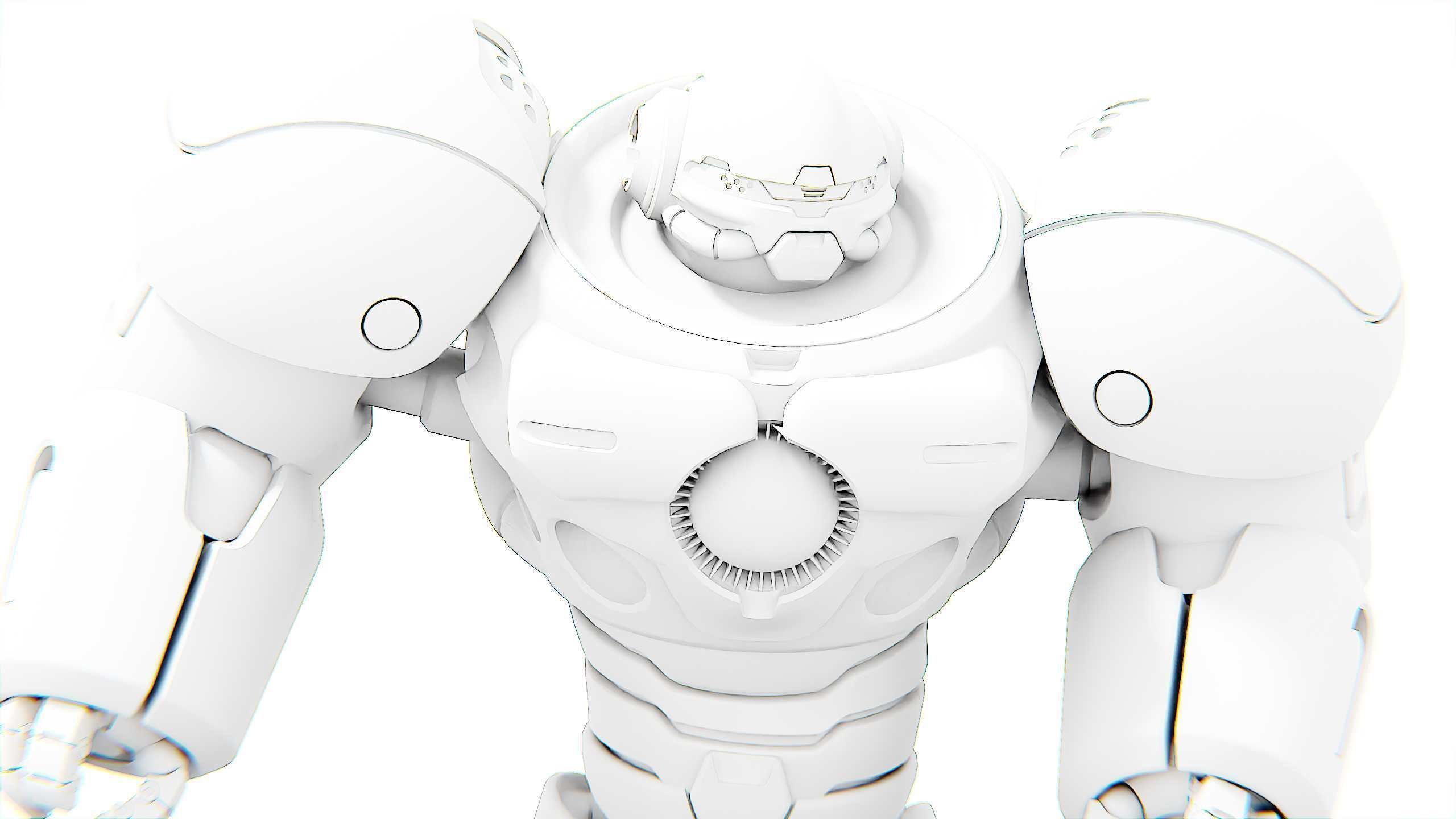  DROID GOLIATH V2 Rigged for Unreal Engine - Unity - MIXAMO 3D model_34