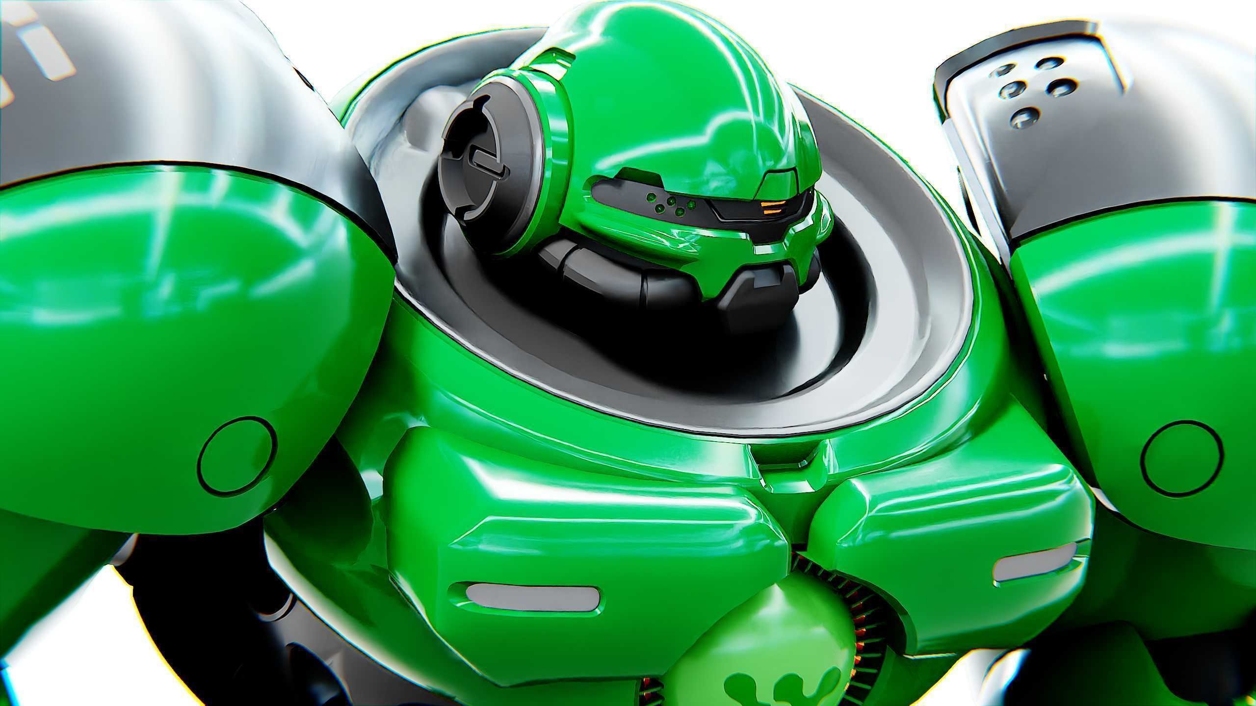  DROID GOLIATH V2 Rigged for Unreal Engine - Unity - MIXAMO 3D model_24