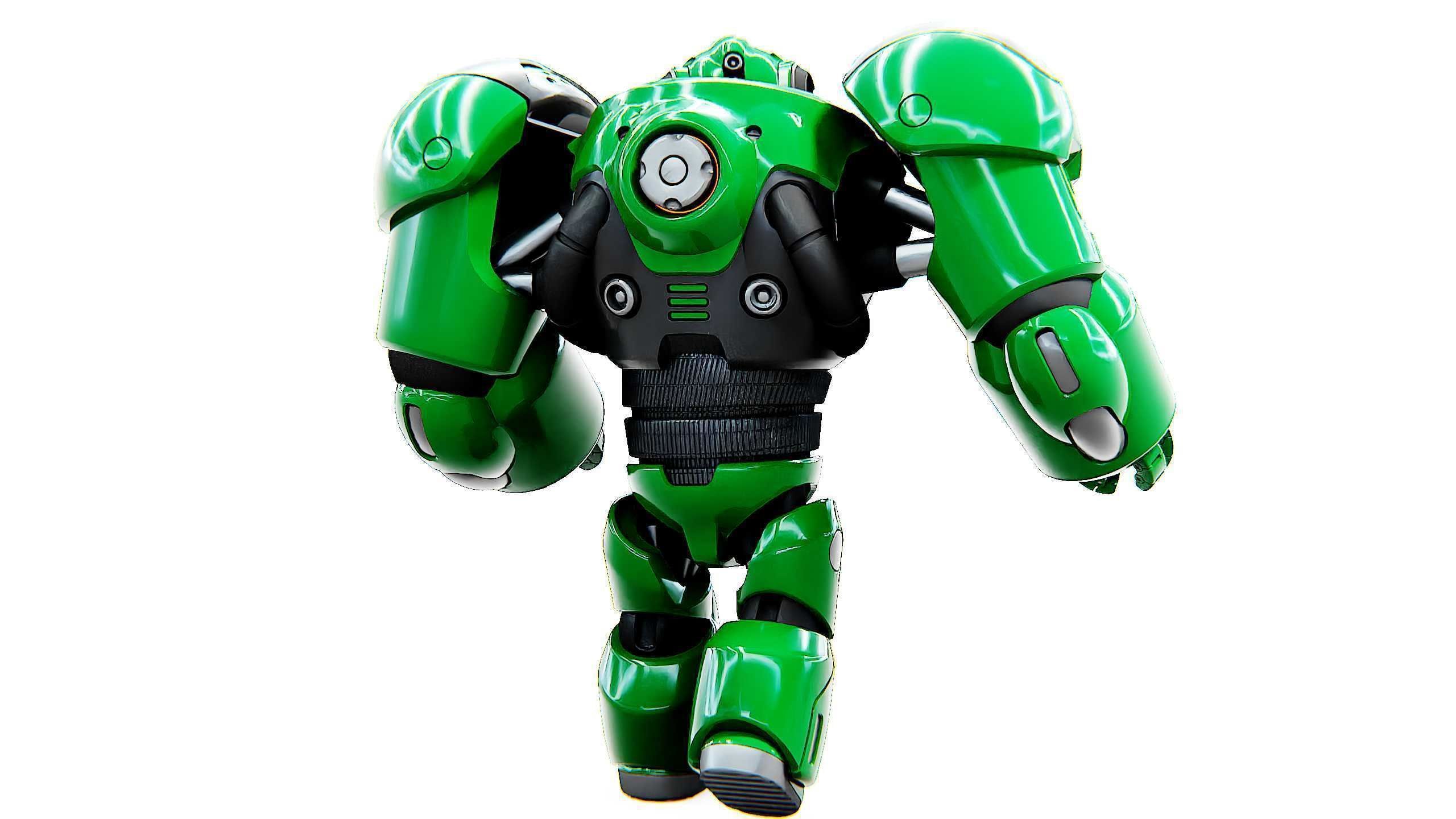  DROID GOLIATH V2 Rigged for Unreal Engine - Unity - MIXAMO 3D model_12