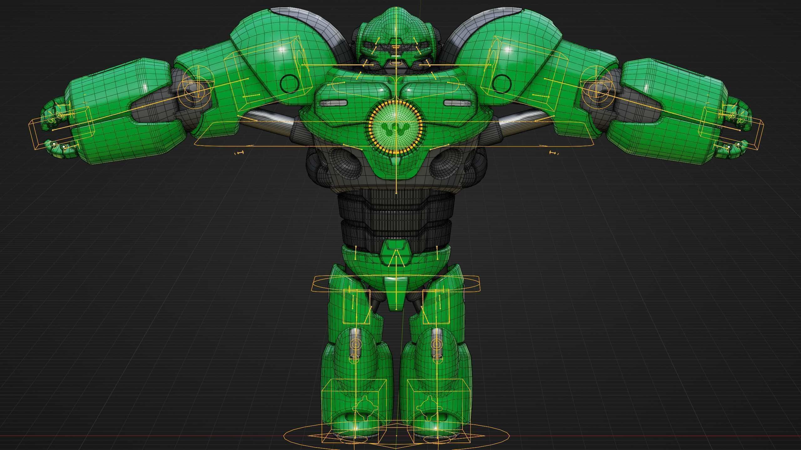  DROID GOLIATH V2 Rigged for Unreal Engine - Unity - MIXAMO 3D model_38