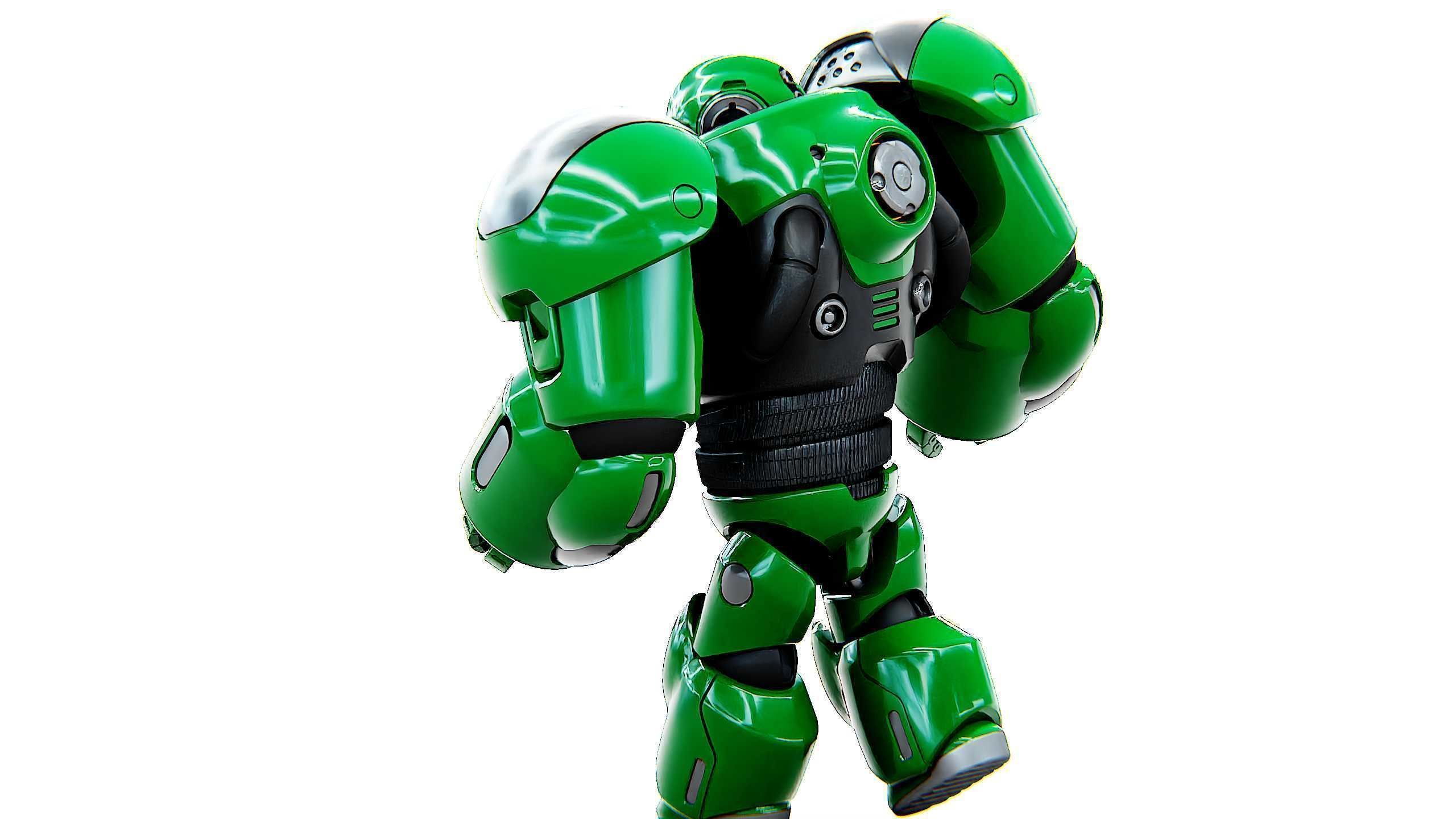  DROID GOLIATH V2 Rigged for Unreal Engine - Unity - MIXAMO 3D model_16