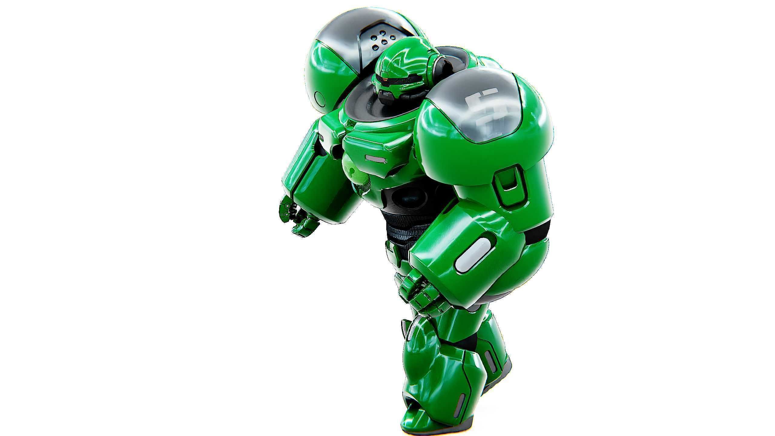  DROID GOLIATH V2 Rigged for Unreal Engine - Unity - MIXAMO 3D model_20