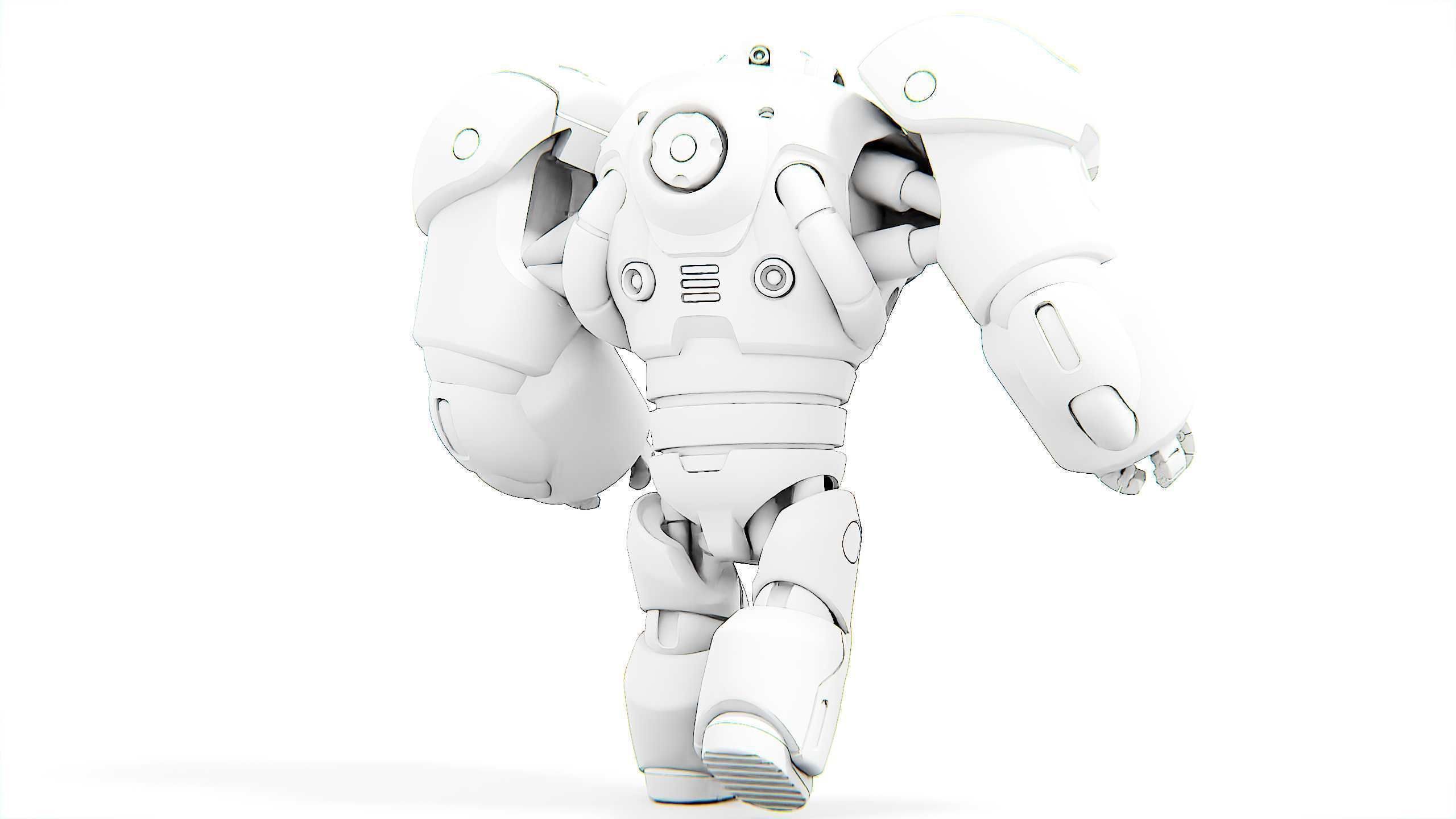  DROID GOLIATH V2 Rigged for Unreal Engine - Unity - MIXAMO 3D model_33