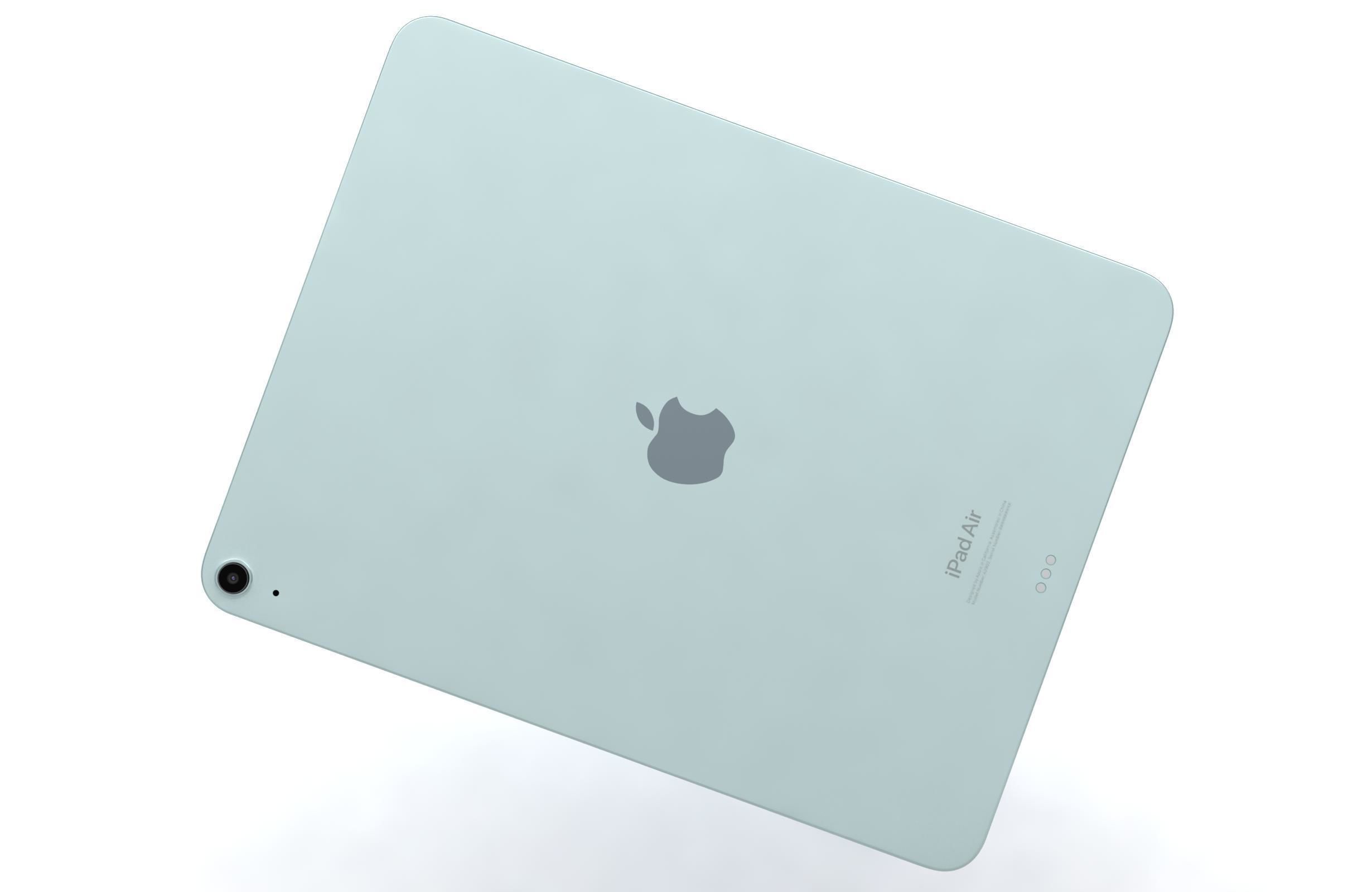 Apple iPad Air 13 2024 Blue 3D model_11