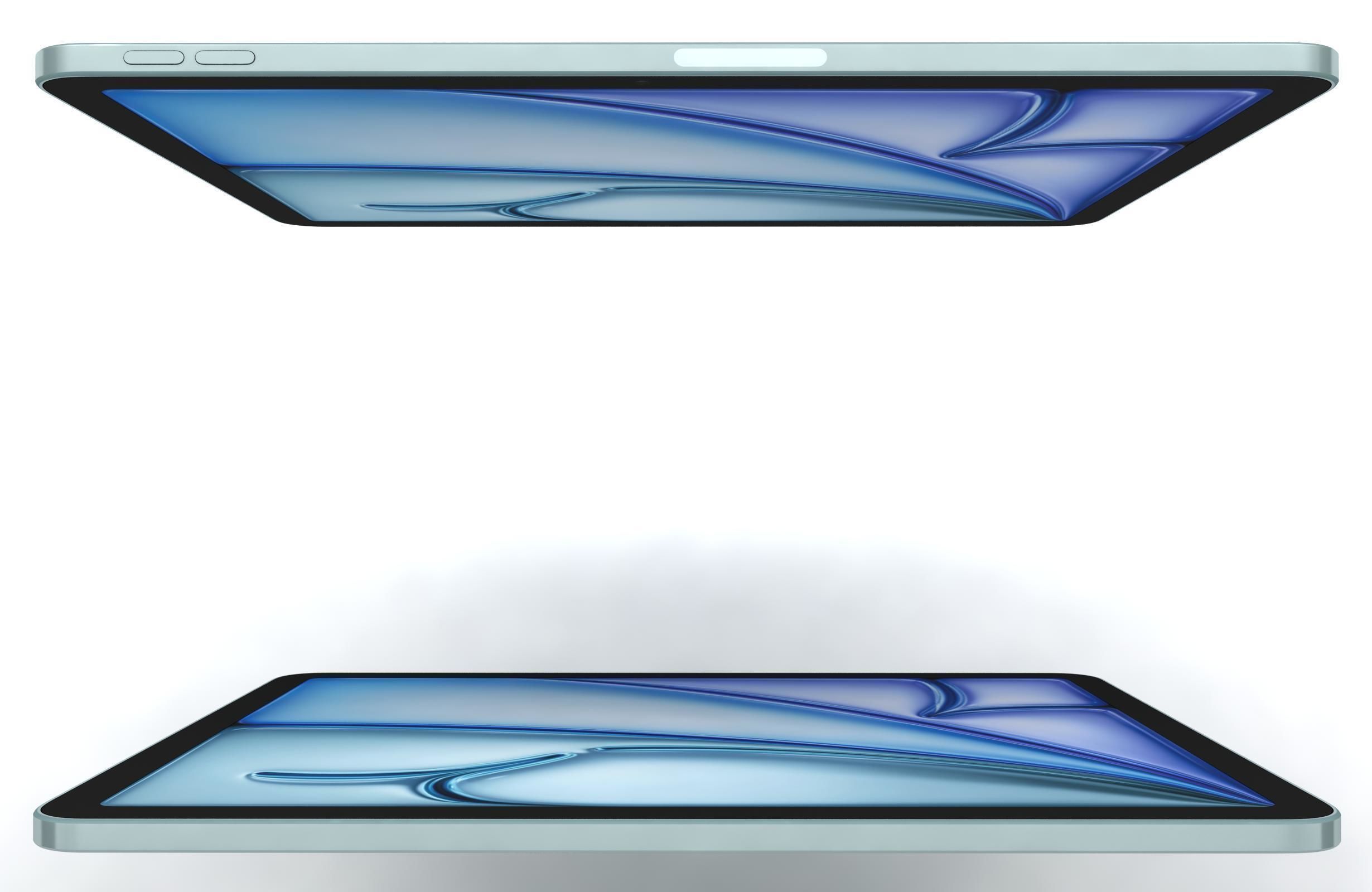 Apple iPad Air 13 2024 Blue 3D model_9