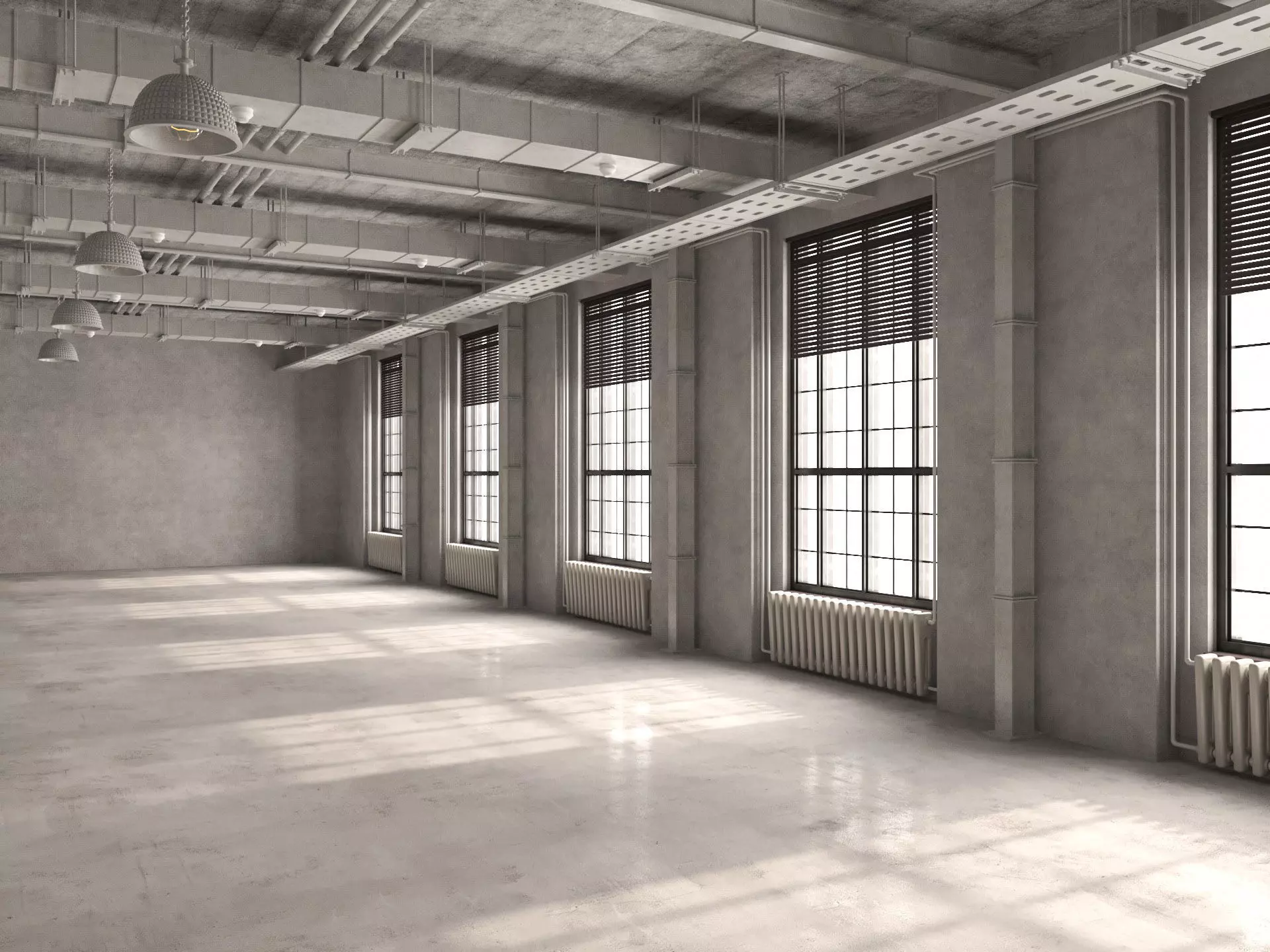 Loft Office 13 interior 3D model