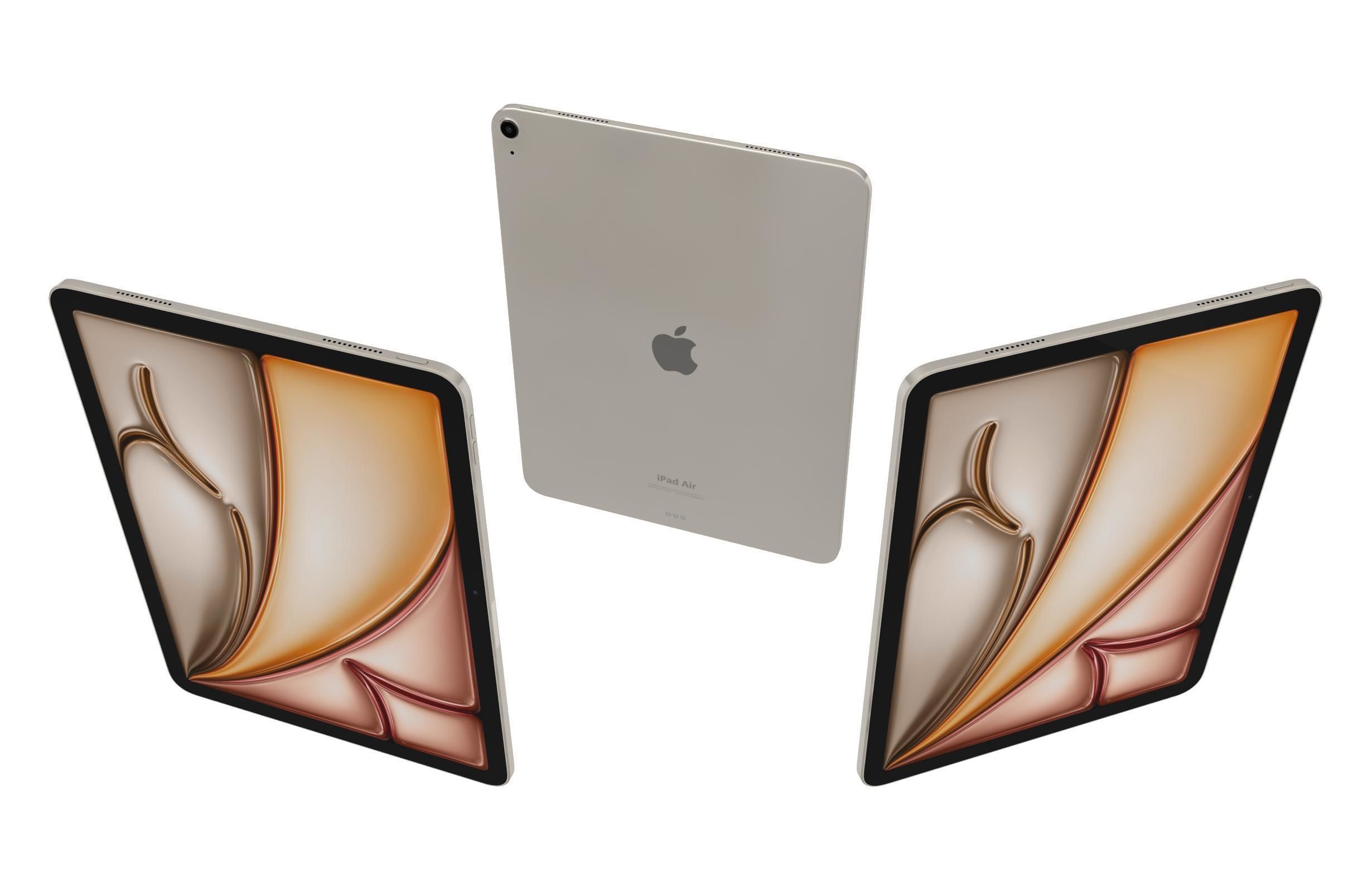 Apple iPad Air 13 2024 All Colors 3D model_2