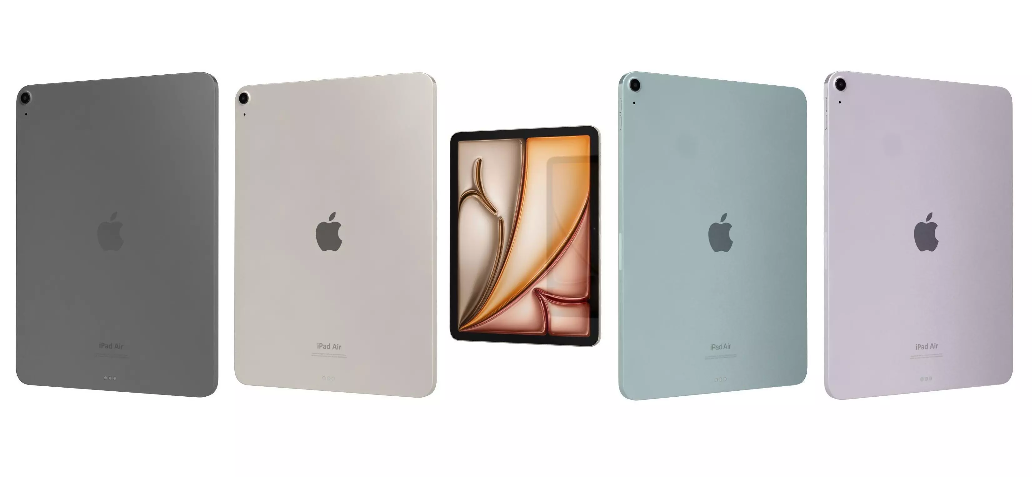Apple iPad Air 13 2024 All Colors 3D model_0