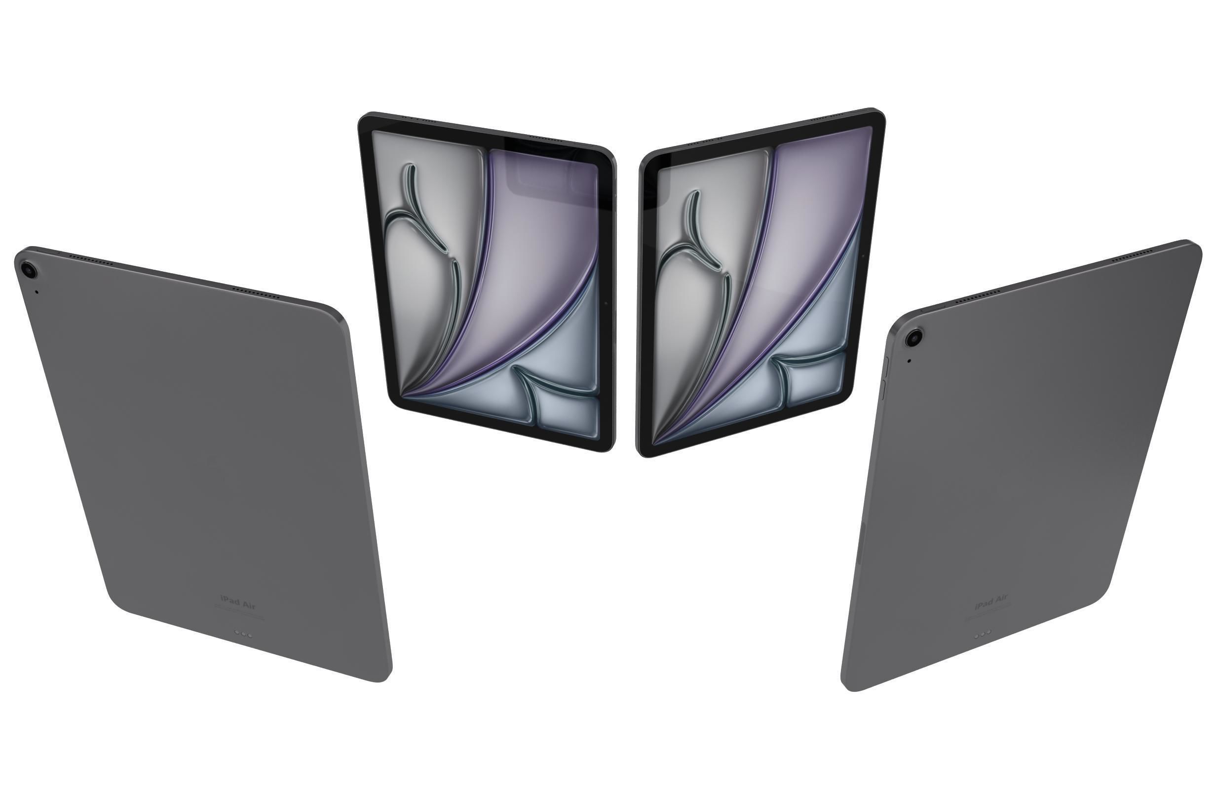Apple iPad Air 13 2024 All Colors 3D model_34