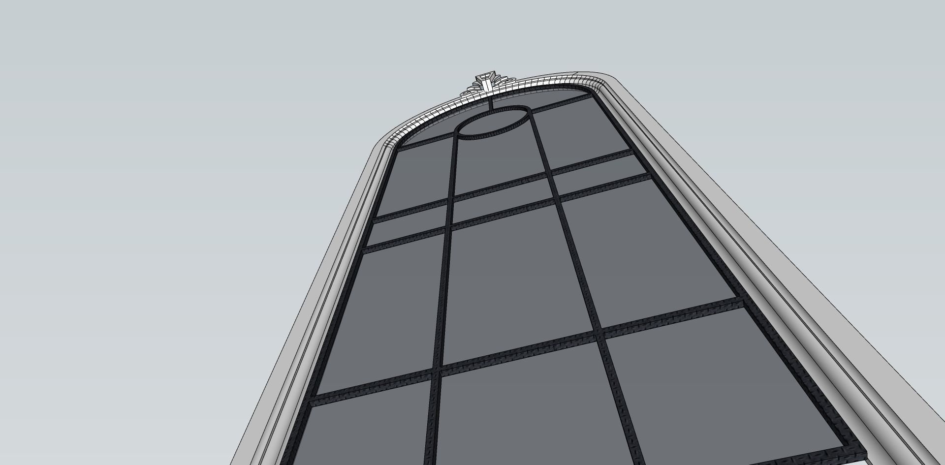 Classical window sketchup 3d model 3D model_3