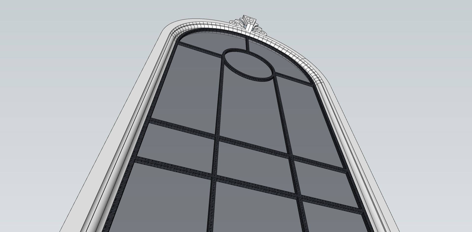 Classical window sketchup 3d model 3D model_4