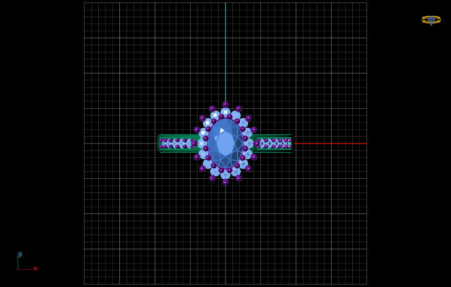 Fashion Ring 1 STL OBJ MTL 3D print model_10
