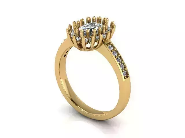 Fashion Ring 1 STL OBJ MTL