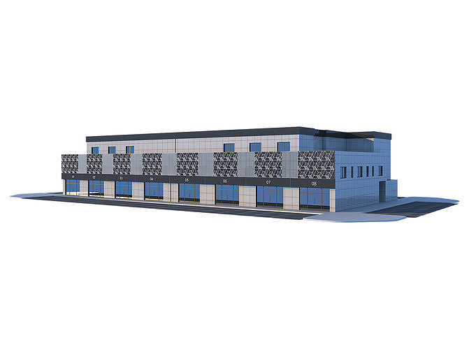 Corporate Facade-1 3D model