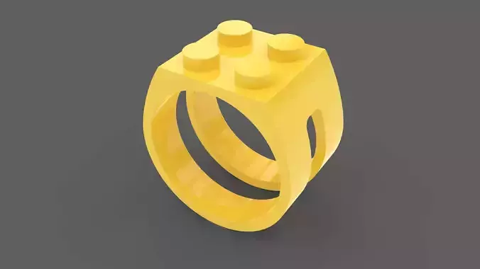 Building Block Ring - 2x2 Plate