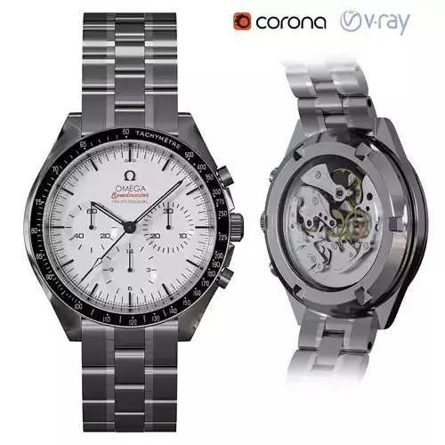 Omega Speedmaster 3861 3D model