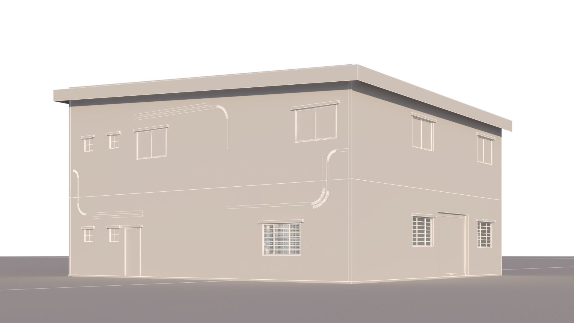 Industrial Building-1 3D model_13