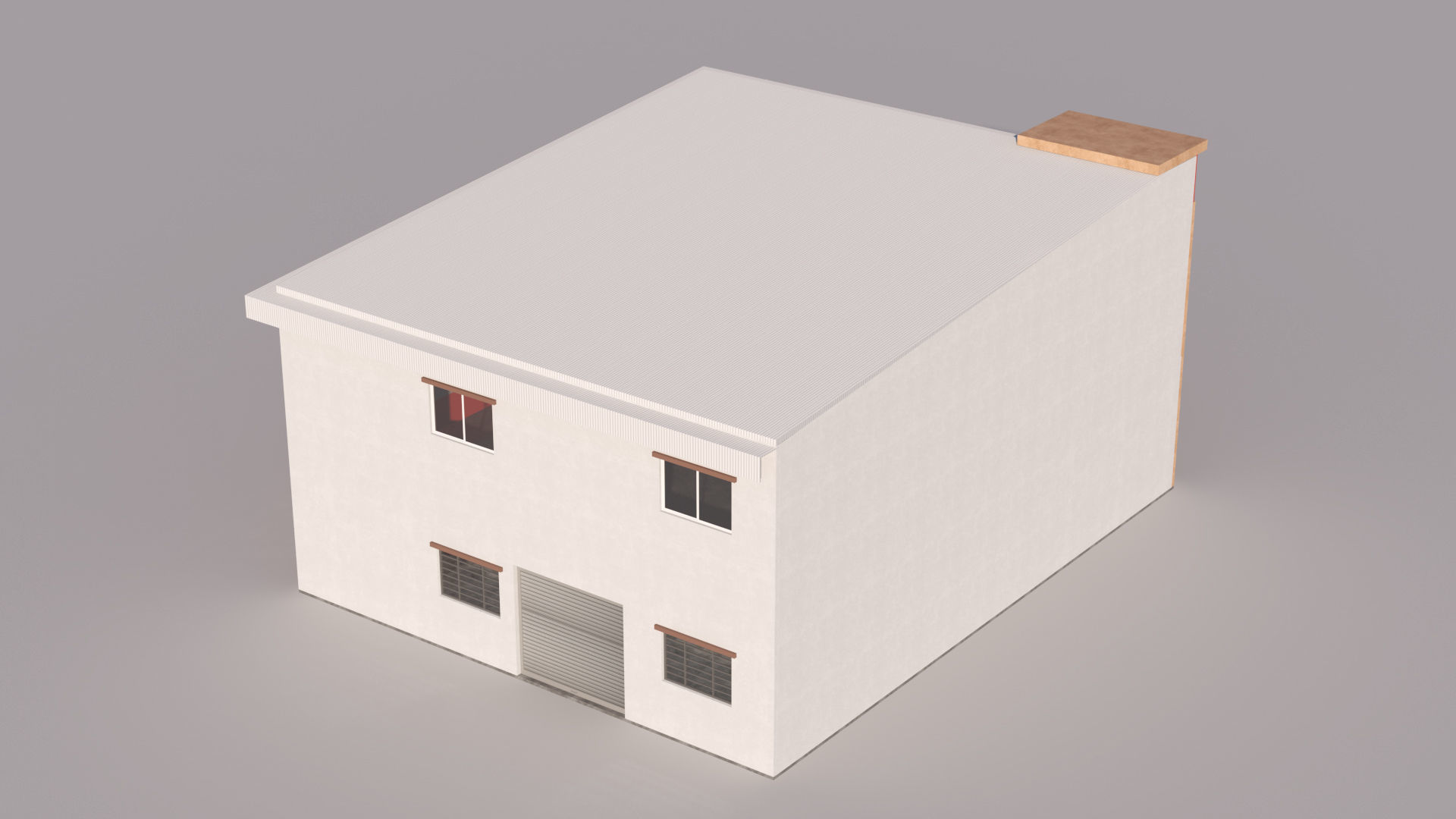 Industrial Building-1 3D model_6