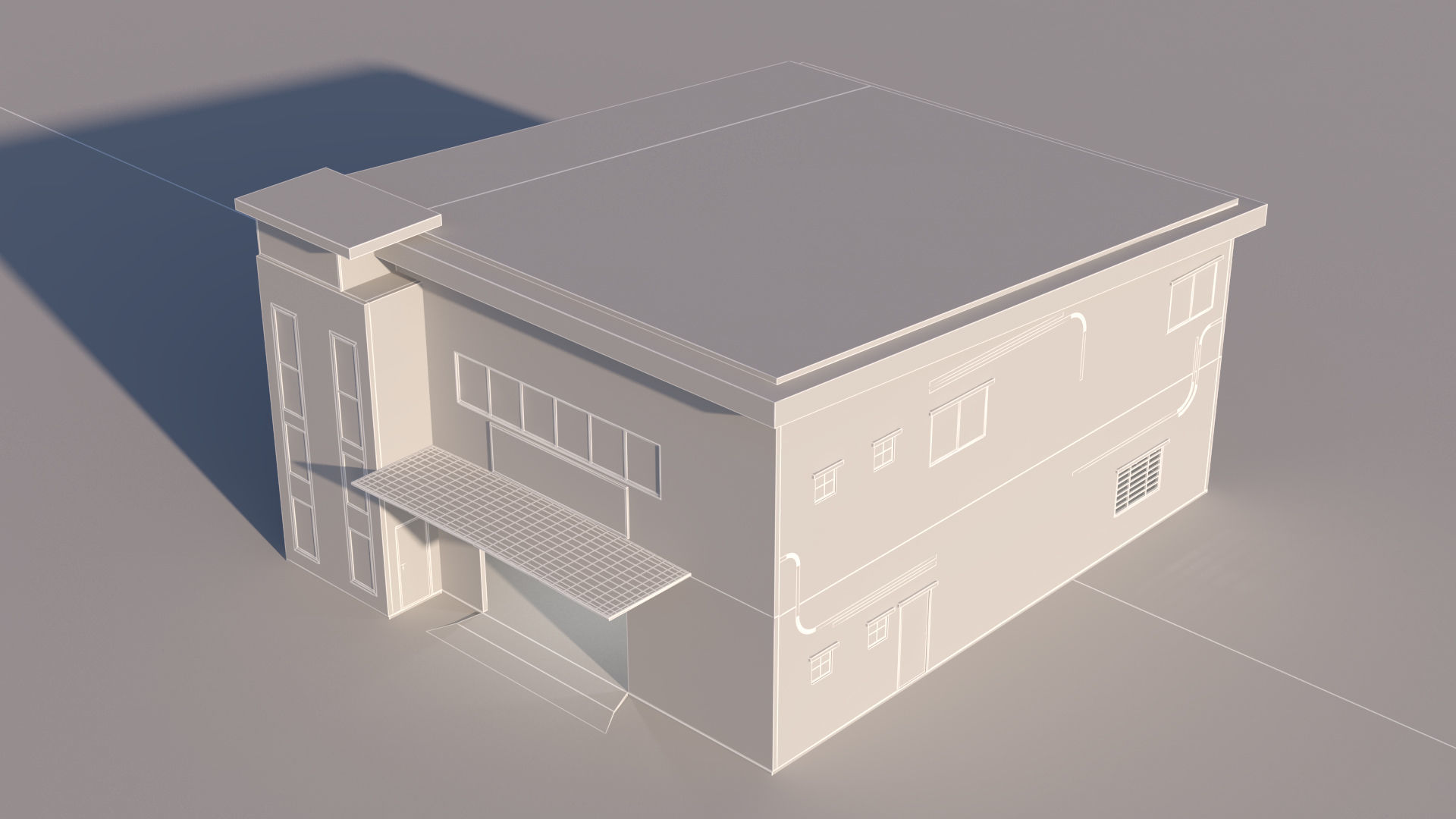Industrial Building-1 3D model_10