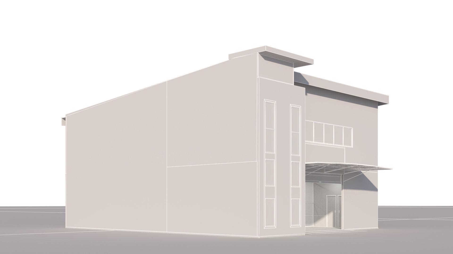 Industrial Building-1 3D model_15