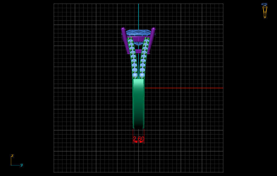 Fashion Ring 8 STL OBJ MTL 3D print model_9