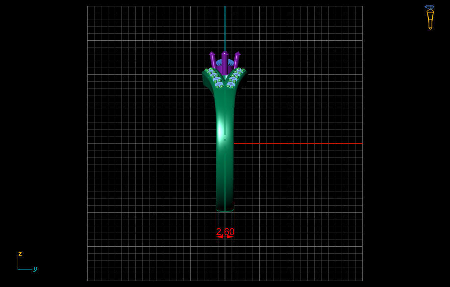 Fashion Ring 7 STL OBJ MTL 3D print model_9