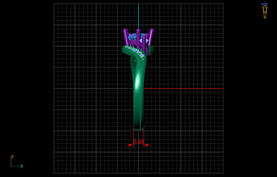 Fashion Ring 5 STL OBJ MTL 3D print model_9
