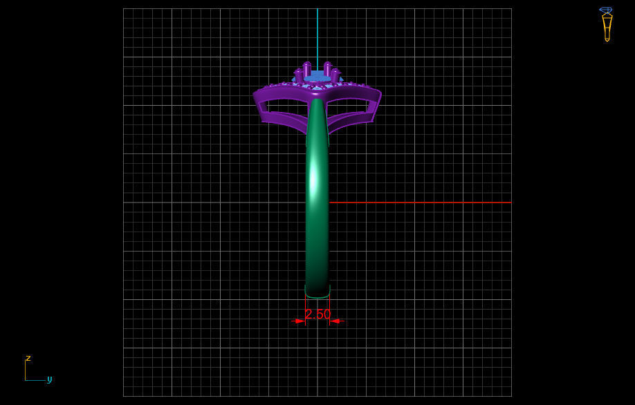 Fashion Ring 4 STL OBJ MTL 3D print model_9