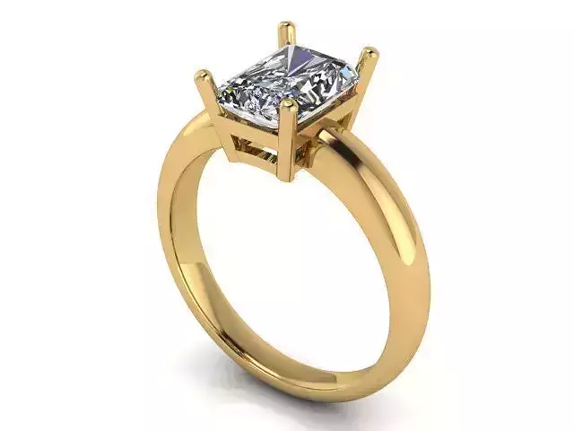 Fashion Ring 33 STL OBJ MTL