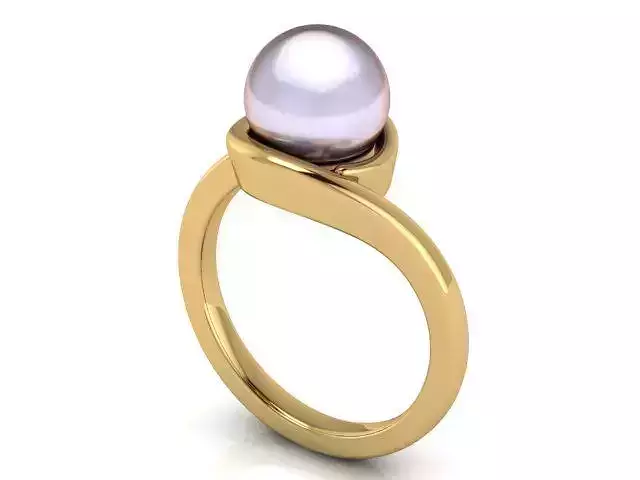 Fashion Ring 17 STL OBJ MTL