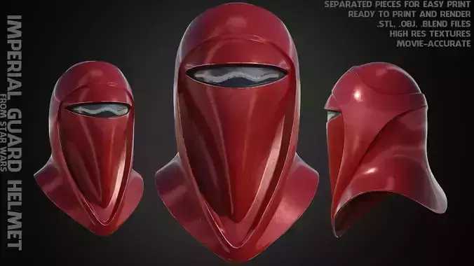 Star Wars Emperor Imperial Guard Helmet for Cosplay