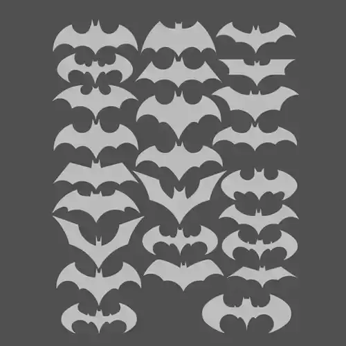 batman mark medal or key chain or wall decor