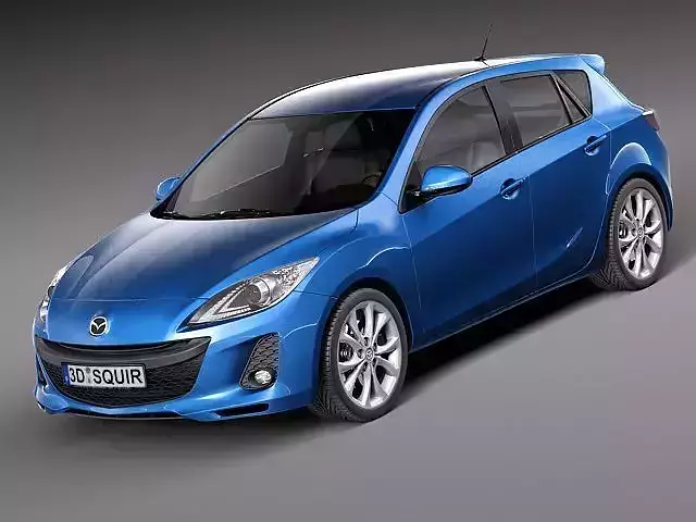 Mazda 3 hatchback 2012 european 3D Model 3D model