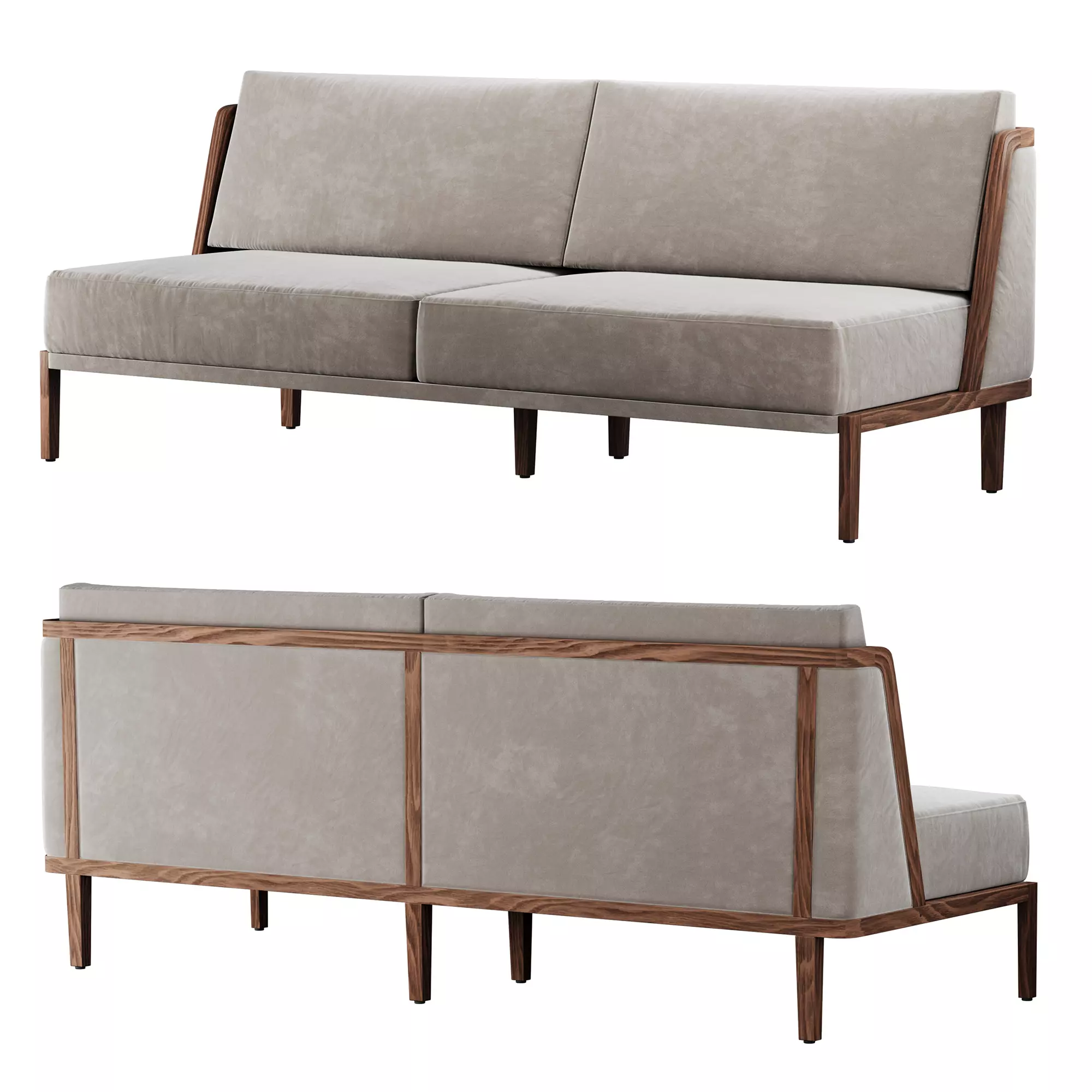 AUTOBAN DE LA ESPADA THRONE SOFA - UPHOLSTERED 3D model_0