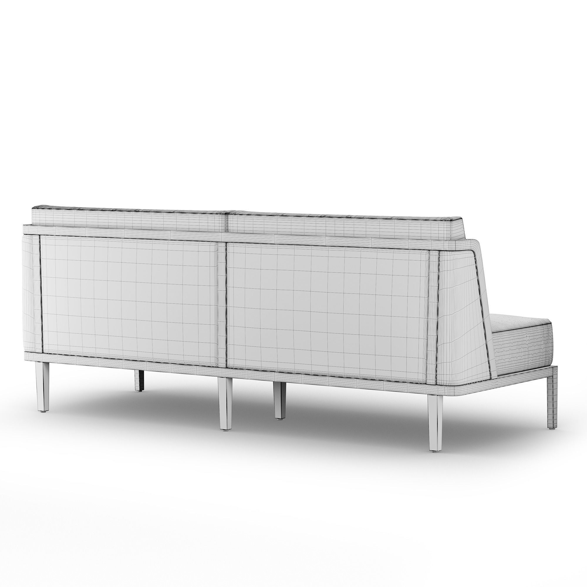 AUTOBAN DE LA ESPADA THRONE SOFA - UPHOLSTERED 3D model_4