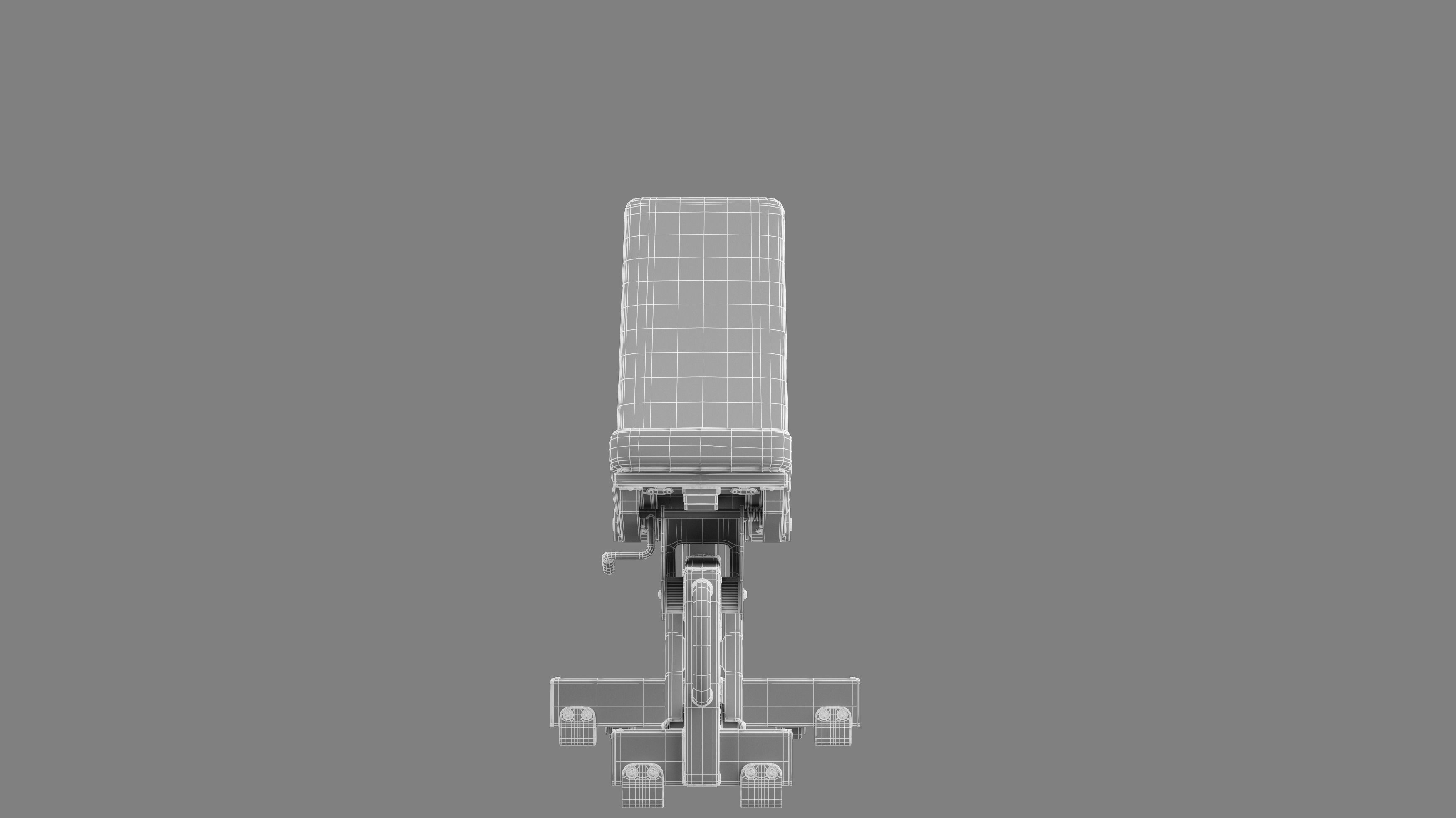 Technogym Adjustable Bench Pure 3D model_31