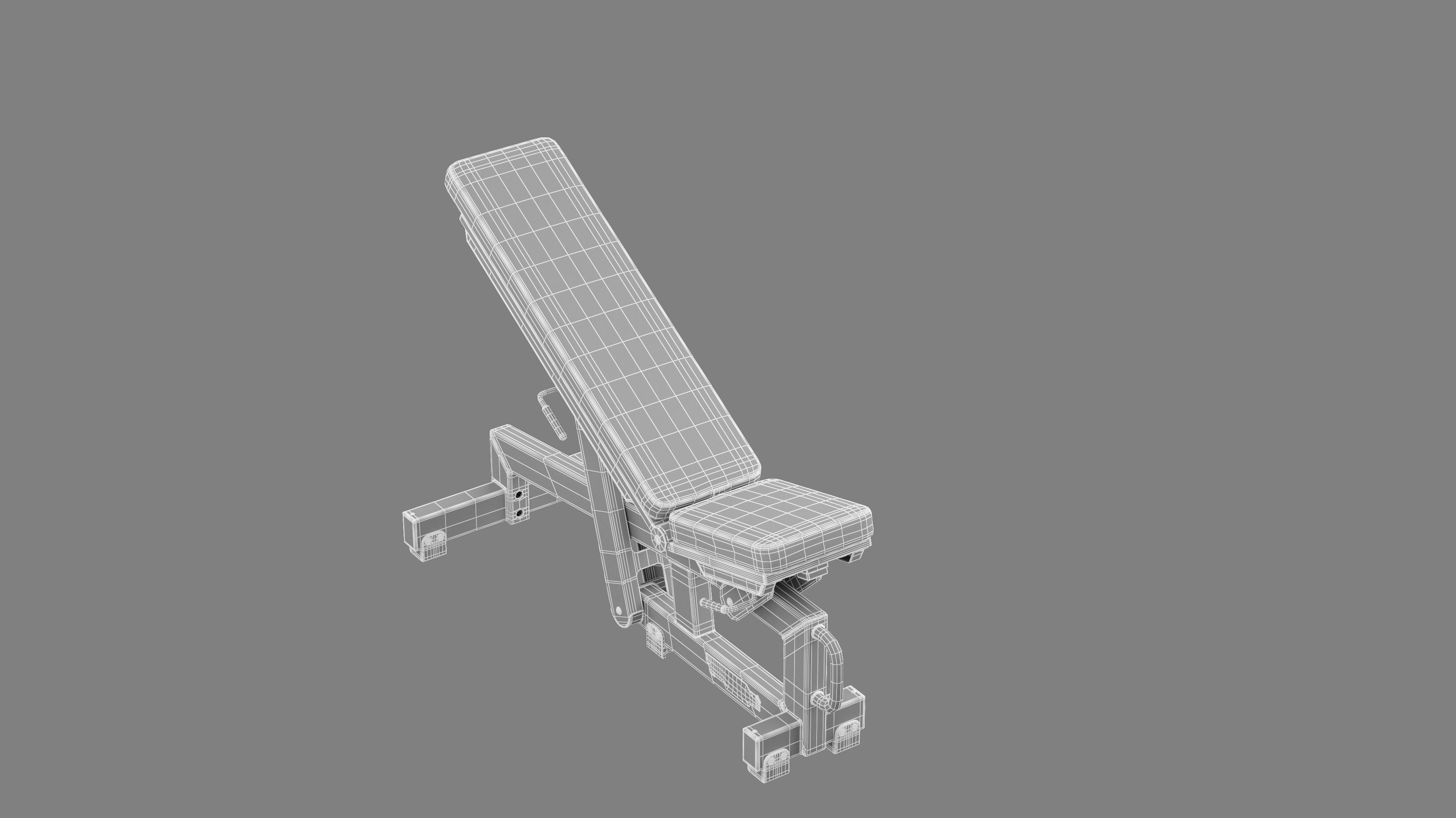 Technogym Adjustable Bench Pure 3D model_34