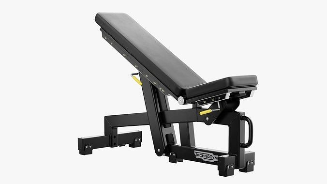 Technogym Adjustable Bench Pure 3D model
