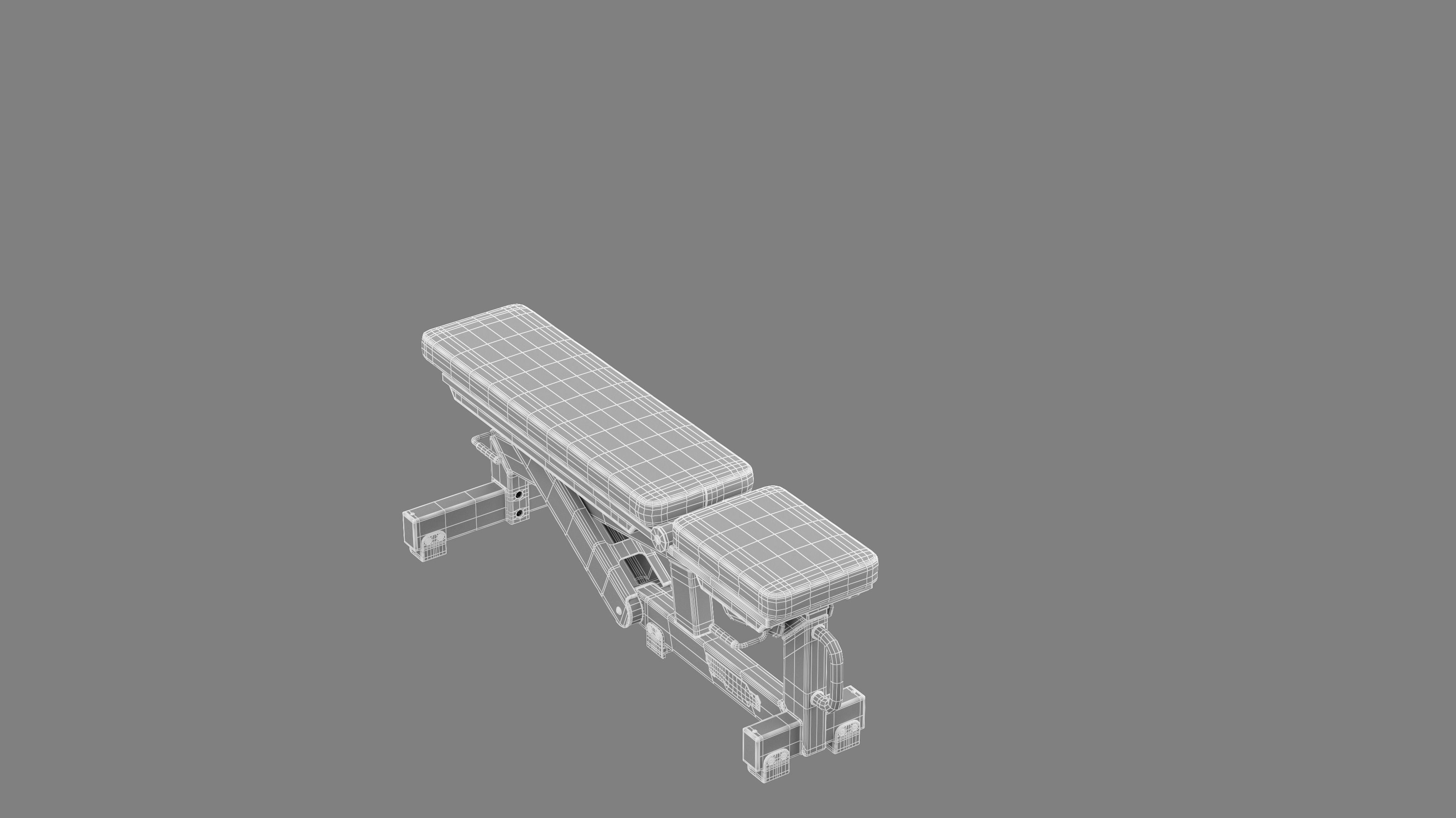 Technogym Adjustable Bench Pure 3D model_33